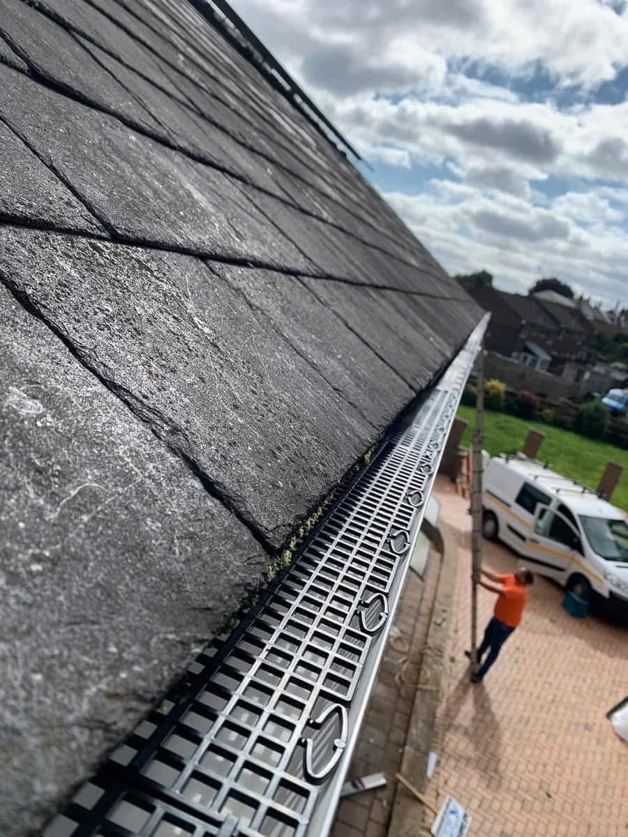 Gutter installation project in St Austell