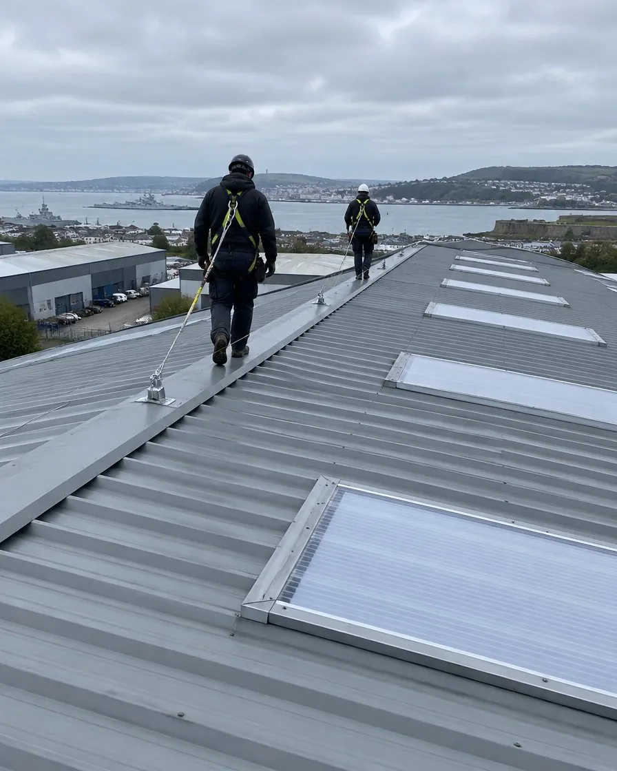 Commercial roofing in St Austell