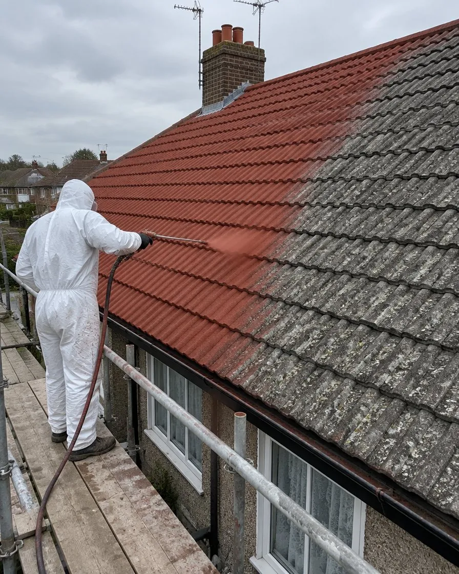 Roof painting and coating in St Austell